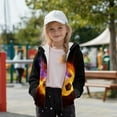 thumbnail image 6 of Chaqlin Flame Soccer Fluffy Hooded Pullover for Kids and Youth - Trendy Fall Jacket with Long Sleeve for Outdoor and Daily Wear, 6 of 7