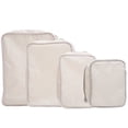 thumbnail image 1 of FESTFENDS 4 Pcs Sac de Rangement Compression Beige Polyester Réduit les Plis pour Camping, 1 of 8
