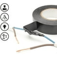 thumbnail image 3 of Black Electrical Tape 6 Pack Each Roll 0.6" x 50' - Viaky High End Industrial Grade - Rated to 176 Degrees & 600 Volts - Vinyl Insulating Backing - Perfect for Electric Wiring Projects, 3 of 6