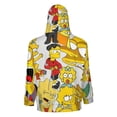 thumbnail image 3 of Simpsons Full Zip Hoodies Hooded Long Sleeve Jacket Lightweight Sweatshirt Warm Winter Coats 3XL, 3 of 6