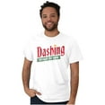 thumbnail image 4 of Christmas Dashing Through The Snow Men's Graphic T Shirt Tees Brisco Brands L, 4 of 4