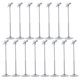 thumbnail image 2 of Microphone Ornaments Set 15pcs Mini Microphone Dollhouse Accessories, Plastic Silver Microphone Miniatures for Dollhouse Decor, 2 of 3