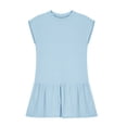 thumbnail image 3 of Niña Vestido de Primavera Estiramiento Suave Cómodo Casual Vestidos Sueltos para 5-14 Años Vestido de Verano de Manga Corta, 3 of 8