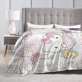 thumbnail image 5 of Hello Kitty Blanket, Super Soft Throw Blanket, Cozy Flannel Blankets For Boys Girls, Warm Blankets For Couch Sofa Bed, 40"X30", 5 of 9