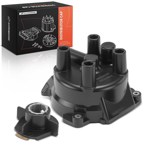 A-Premium Ignition Distributor Cap Compatible with Nissan Sentra 1995-2000 1.6L, Frontier 1998-2004 2.4L, Xterra 2000-2004 2.4L, 200SX 1995-1998 1.6L, Pickup 1996-1997 2.4L