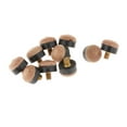 thumbnail image 2 of 10pcs Billiard Pool Cue Tips Portable Hard Tips Screw On Pool Sticks Tips Repair 13MM, 2 of 9