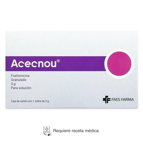 Acecnou Fosfomicina granulado para solución 1 sobre de 3 g