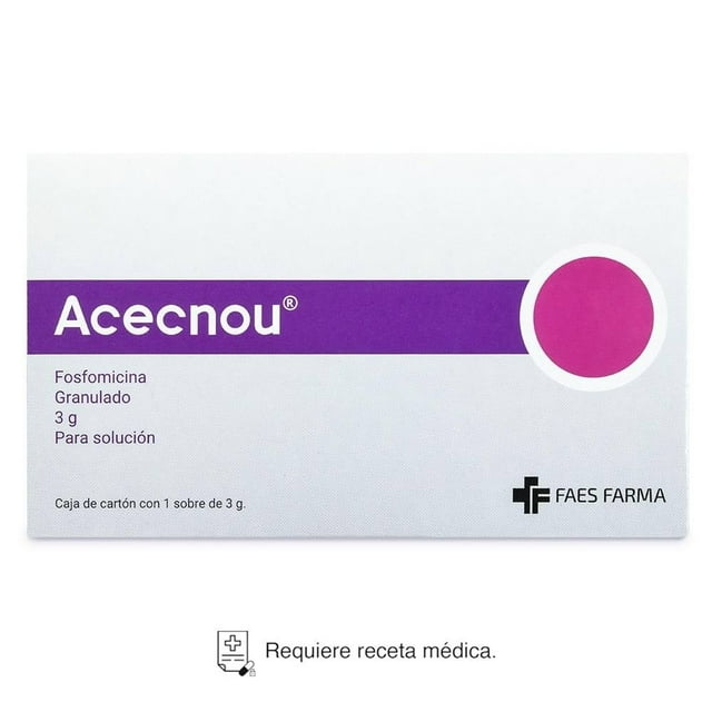 Acecnou Fosfomicina granulado para solución 1 sobre de 3 g