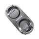 thumbnail image 2 of Soporte para cucharas, soporte para cucharones, soporte vertical de acero inoxidable, portátil, ahorrador de espacio, organizador para utensilios de Gris, 2 of 10