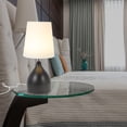 thumbnail image 2 of 1 lámpara de mesa moderna y sencilla, luz nocturna creativa, decoración romántica, color negro, 2 of 6
