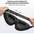 thumbnail image 5 of onaEz masque de sommeil, 2023 amlior masque de nuit pour hommes et femmes, 3D conception de pont de nez haut, occultant doux soie cache yeux pour-M, 5 of 5