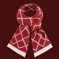thumbnail image 2 of Yuanlong Winter Scarves Christmas Themed Pattern Long Knitted Shawl Scarf Holiday Funny Warm Neck Gaiter For Women & Men, 2 of 3