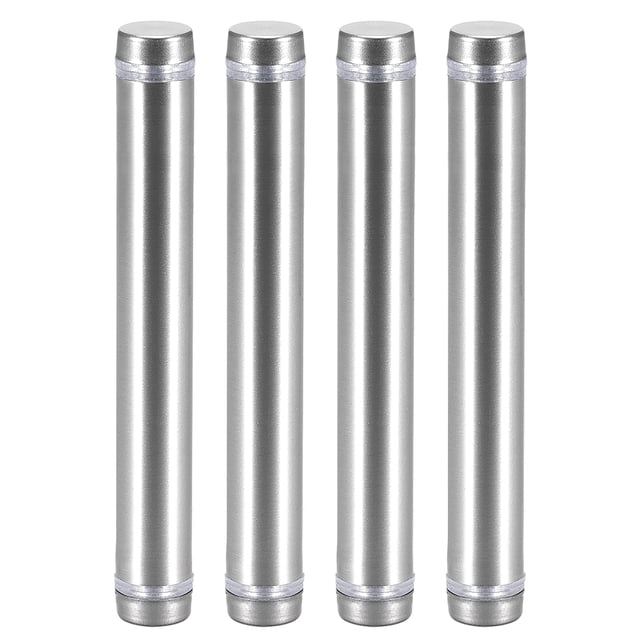Tornillos separadores de doble cabeza 12x94mm de acero inoxidable 4 unidades