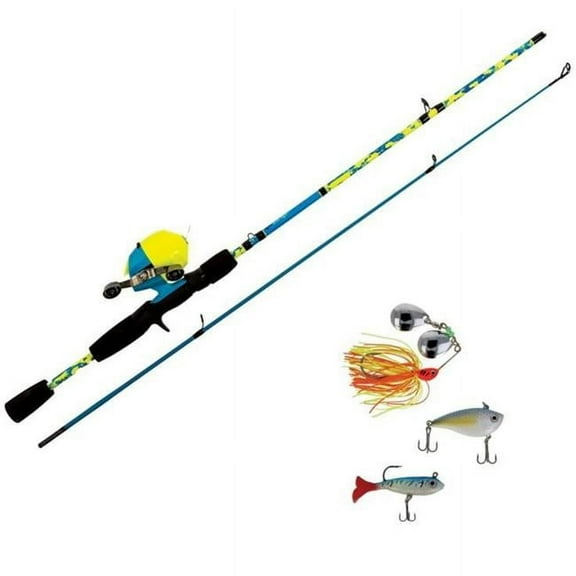 Eagle Claw CCLSSC2 5 ft. 6 in. Brave Eagle Medium Spincast Fishing Rod Combo