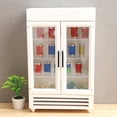 thumbnail image 1 of Casa de muñecas Hesroicy, congelador, casa de muñecas realista de alta simulación, refrigerador en miniatura, modelo de juguete para micropaisaje, 1 of 8