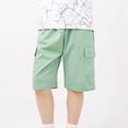 thumbnail image 4 of Ruyang Boys Active Jogger Shorts Elastic Waistband Pull on Shorts Summer Quick Dry Basketball Shorts with Pockets 4-11 Years, 4 of 8