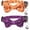 2pcs-1, variant on Halloween Cat Collar Breakaway with Cute Bow Tie and Bell for Kitty Adjustable Safety