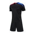 thumbnail image 5 of Boys Athletic Shorts Soccer Jersey Team Soccer Uniforms with Shorts Football Athletic for Out T Sports Black XS, 5 of 7