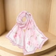 thumbnail image 3 of HAOTAGS Women's Sheerl Scarf, Thin Fashion Wrap for Spring Summer, Versatile Neck Scarf Multicolor Size Free Size, 3 of 4