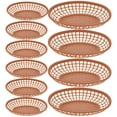 thumbnail image 4 of Masteelf 12pcs Plastic Serving Baskets Reusable Fast Food Baskets Chicken Burgers Baskets, 4 of 8