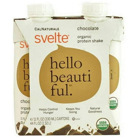 Calnaturale, Beverage Protein 4Pk Chocolate, 44 FO (Pack of 1)