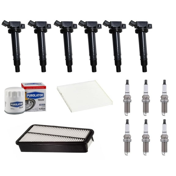 Direct Ignition Coils Spark Plugs Filters Tune Up for 05-2012 Toyota Tacoma 4.0L