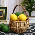 thumbnail image 5 of 12pcs Artificial Lemons and Limes, Fake Fruit Lemons Artificial Lifelike Simulation Lemon for Home House Kitchen Party Decoration, 5 of 5