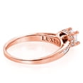 thumbnail image 2 of Ladies Affortable 14K Unique Natural 0.6 Ctw Diamond Engagement Ring Cheap (Rose Gold Size 6.5), 2 of 3