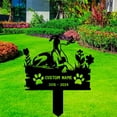 thumbnail image 2 of Handmadetneonsign Greyhound Memorial Metal With Stake, Greyhound Metal Name Sign Stake, Dog Metal Stake Decor 45016, 2 of 5