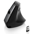 thumbnail image 2 of AJAZZ I300 Vertical Ergonomic Wireless Mouse, Bluetooth & 2.4GHz Rechargeable Computer Mouse with Quiet Click, 800/1200/1600 DPI, Lightweight Optical Mouse for Laptop, PC, MacBook, Windows & Mac, 2 of 9