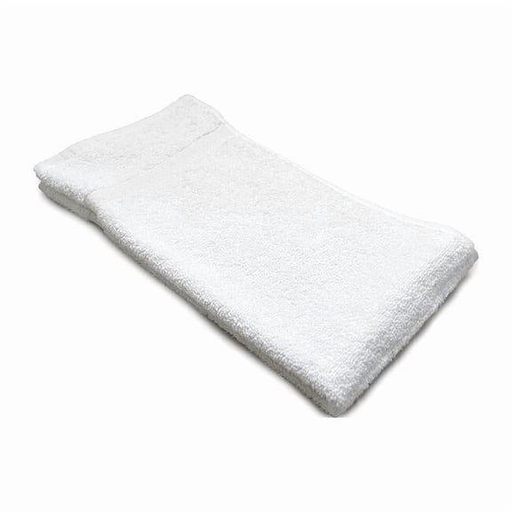 R & R Textile Hand Towel,30 in L,White X02320
