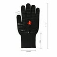 thumbnail image 2 of Mobutofu 1Pair Bbq Gloves Anti-hot Silicone Gloves Heat Resistant For Barbecue 1 Set, 2 of 8