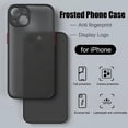 thumbnail image 1 of Buy 1 Get 1 Free, total of 2 PCS Ultra-Thin Matte PC Phone Case for iPhone 11 13 12 14 Pro Max Mini, Shockproof Bumper Case with Enhanced Grip, Anti-Scratch Protection, and Precise Cutouts for iPhone, 1 of 5