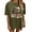 Green, variant on Qiopertar Women's Oversized T-Shirt Vintage Cow Skull Graphic Tees Casual Round Neck Short Sleeve Shirts Spring Summer Fall Relaxed Streetwear, Orange M