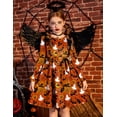 thumbnail image 3 of Arshiner Girls Dresses Puff Long Sleeve Fall Winter Formal Party Belted Dress with Pockets, 3 of 6