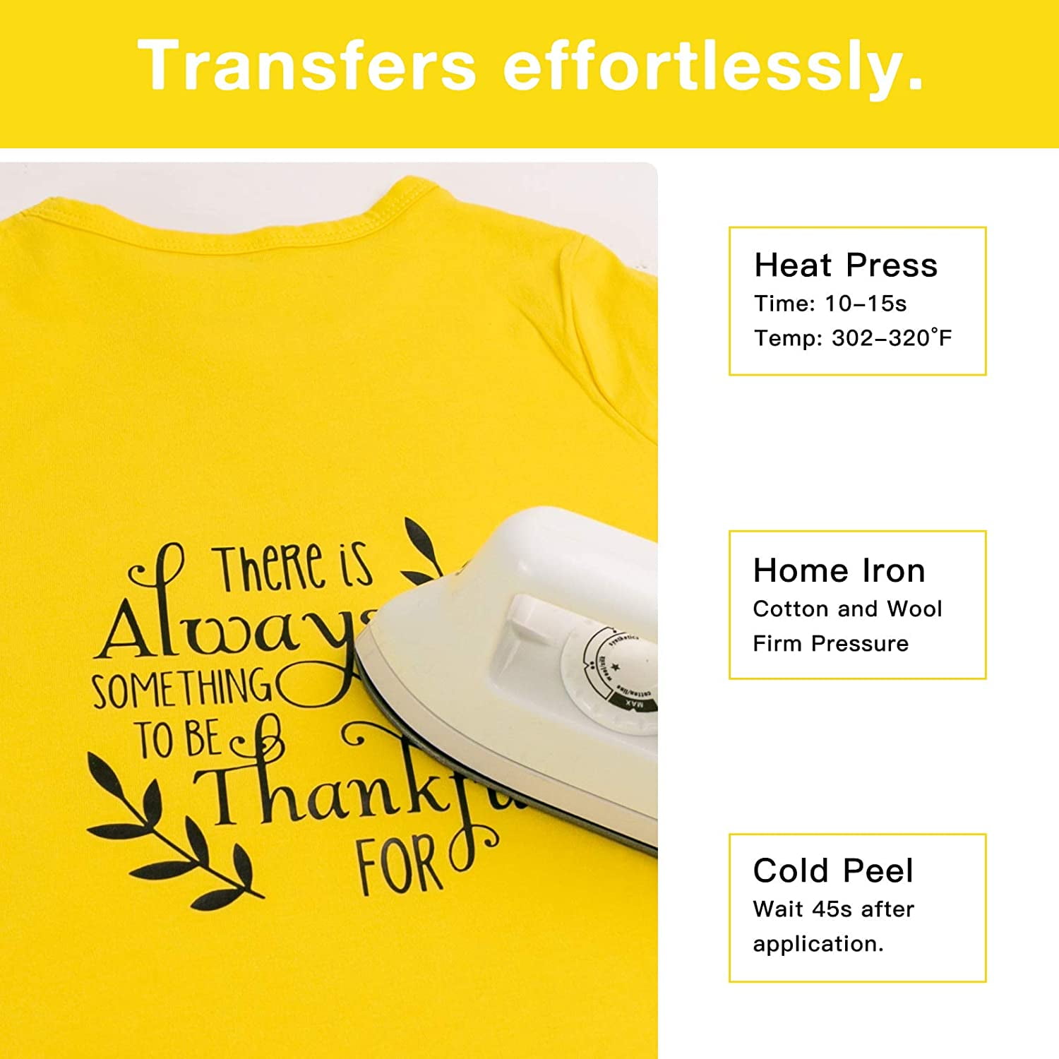 24x 98ft PU Heat Transfer Vinyl HTV Roll T-shirts Press Iron On White  Printable