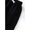 thumbnail image 4 of Newborn Baby Boy Solid Color Drawstring Pants with Pocket Casual and Sports Clothes Infant Fall Winter Sweatpants, 4 of 5