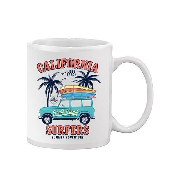 Surfers Summer Adventure Mug Unisex's -Image by Shutterstock