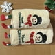 thumbnail image 5 of Uuiauoio Christmas Themed Coral Fleece Towels Set with Embroidered Designs Holiday Gift Absorbent Quick Dry Bath Towels for Festive Home Decor and Seasonal Use, 5 of 6