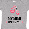 thumbnail image 4 of Inktastic My Mimi Loves Me Flamingo Girls Baby Bodysuit, 4 of 5