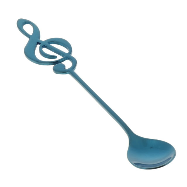 GUOOL Stainless Steel Coffee Spoon Stirring Spoons Multicolor Blue