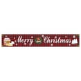thumbnail image 2 of XWSHYW Decoraciones para El Hogar Bandera Decorativa con Letras de Feliz Navidad para Exteriores., 2 of 4
