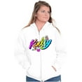 thumbnail image 3 of XOMG POP Kinley Sweet and Salty Women Plus Size Zipper Hoodie Brisco Brands 2X, 3 of 5