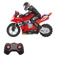 thumbnail image 1 of Graflsoa Moto Acrobatique Auto-Équilibrée 1/6 Échelle HC-802 avec Télécommande 2.4G, Dérive 360°, Support à Roue Unique, Rouge (Version Batterie Unique), 1 of 6