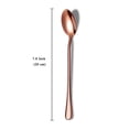 thumbnail image 2 of Copper Long Handle Spoon, Coffee Stirrers, Premium Stainless Steel Coffee Spoons, Ice Tea Spoons, Ice Cream Spoon, Cocktail Stirring Spoons, Tea Spoons, Set of 8 (Rose Gold), 2 of 7