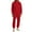 Red, variant on Fgvctg Mens Sweatsuits Set 2 Piece Fall Sweatsuits Trendy Jogger Sweatpant Comfy Tracksuit Oversized Sweatshirts Lounge Set with Pockets Hot Pink L