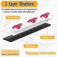thumbnail image 6 of Magnetic Tape, Magnetic Strips with Adhesive Backing, 1 Roll 30 Feet Magnet Tape Perfect for Craft and DIY Projects, Whiteboards & Fridge (0.08" Thick 1/2" Wide), 6 of 6