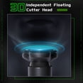 thumbnail image 3 of Hair Clipper Electric Shaver 3D Floating Shavers Beard Trimmer Body Wash Razor, 3 of 8