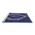 thumbnail image 2 of Ahgly Company Machine Washable Indoor Rectangle Persian Blue Traditional Area Rugs, 8' x 12', 2 of 4