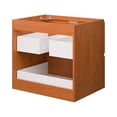 thumbnail image 4 of Modway Scenic 24" Wall-Mount Bathroom Vanity Cabinet (Sink Basin Not Included) in Cherry Walnut, 4 of 9